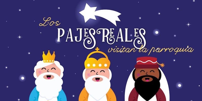 Cristo Sacerdote recibe la visita de los pajes de los Magos de Oriente