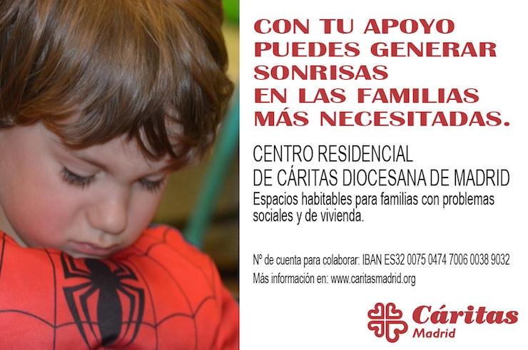 Cáritas Madrid se une a 'Vivir la alegría del amor en la familia'