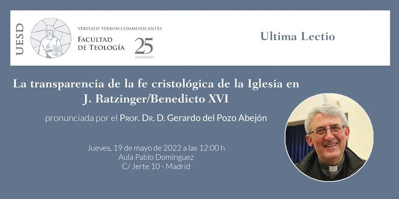 Gerardo del Pozo Abejón imparte su última 'lectio' en la Universidad San Dámaso