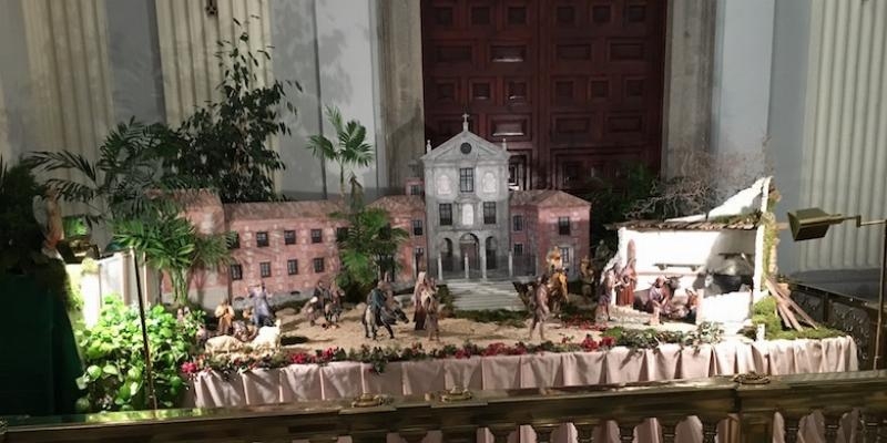 La iglesia del Real Monasterio de la Encarnación expone su belén