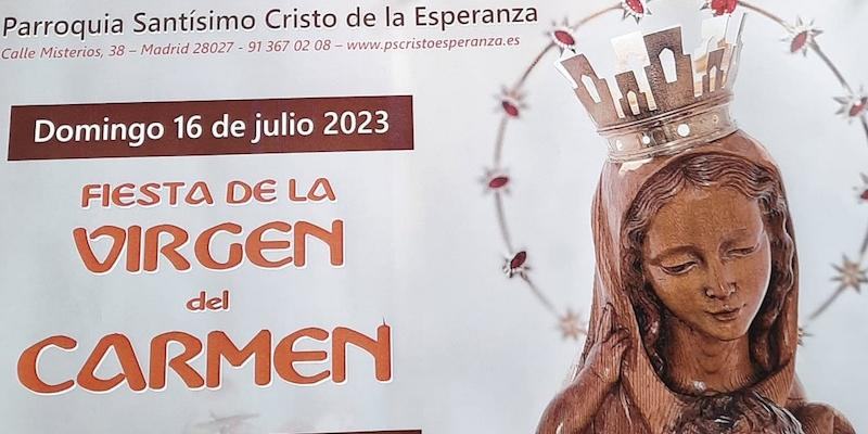 Santísimo Cristo de la Esperanza conmemora su fiesta patronal en la solemnidad de la Virgen del Carmen