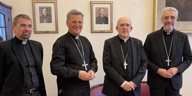 Los responsables del Sínodo reciben al arzobispo y valoran la «la amplia implicación y la gran creatividad» de Madrid