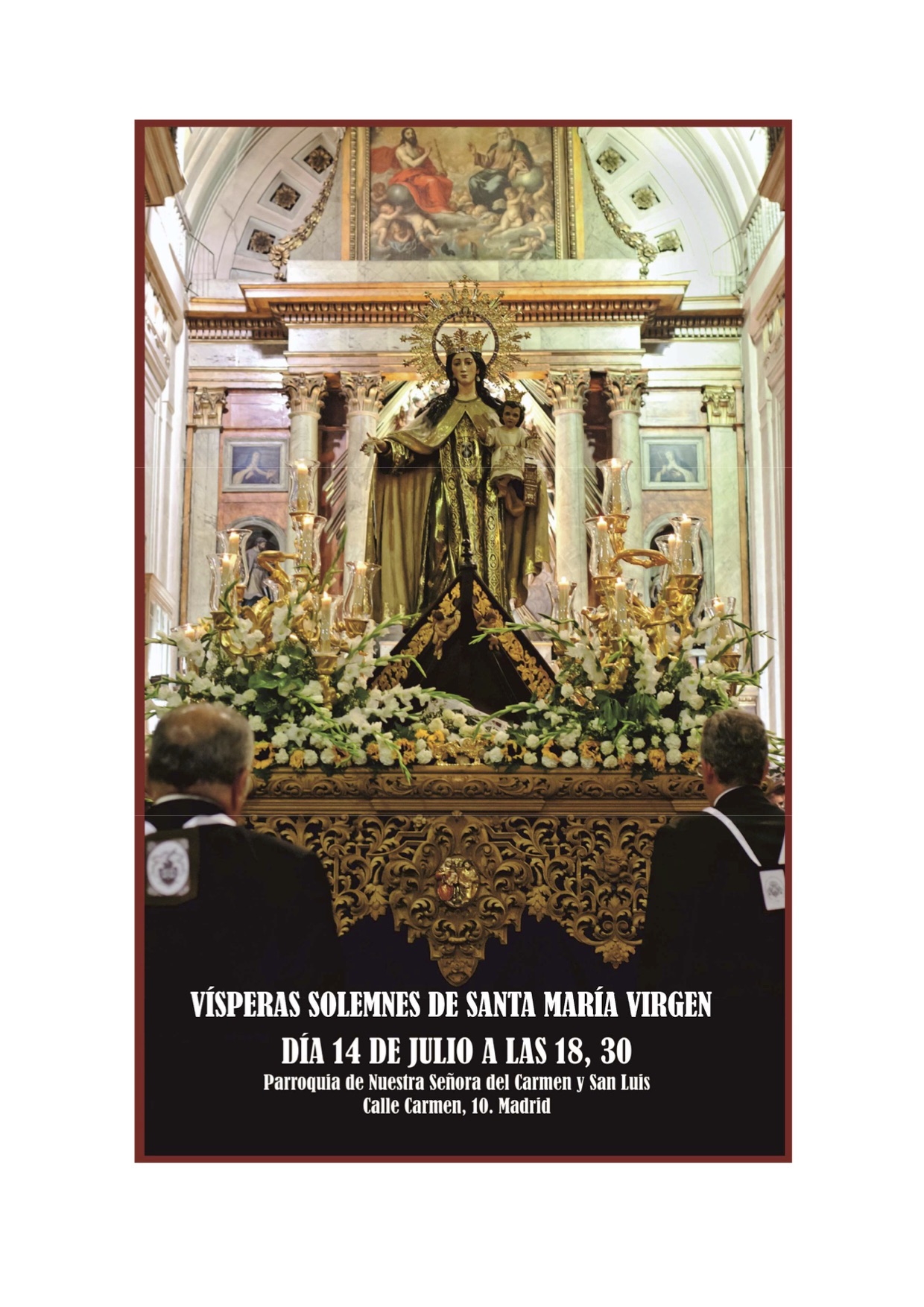 El Carmen y San Luis prepara con un triduo la fiesta de la Virgen del Carmen