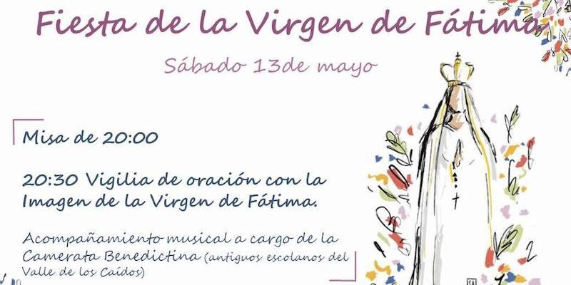 San Miguel Arcángel de Guadarrama celebra la fiesta de la Virgen de Fátima con Eucaristía y vigilia de oración