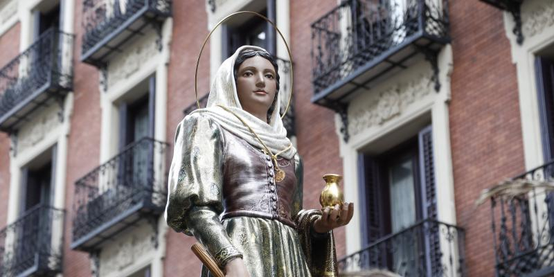 Monseñor Vicente Martín preside este lunes una misa en la Real Colegiata de san Isidro con motivo de la festividad de santa María de la Cabeza