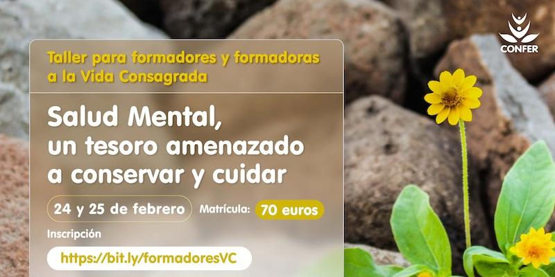 CONFER ofrece un taller para formadores de la vida consagrada sobre salud mental
