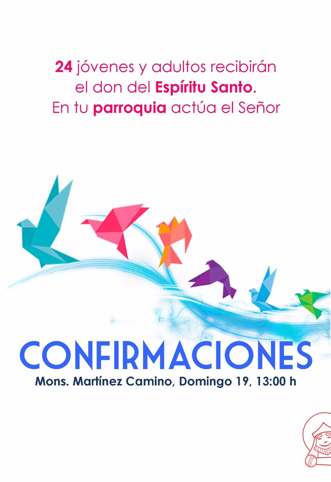 Monseñor Martínez Camino imparte el sacramento de la confirmación en San Leopoldo