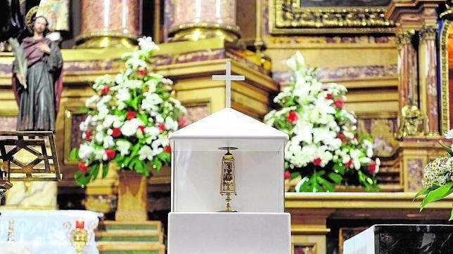 Actos litúrgicos en honor a san Pantaleón en el monasterio de la Encarnación