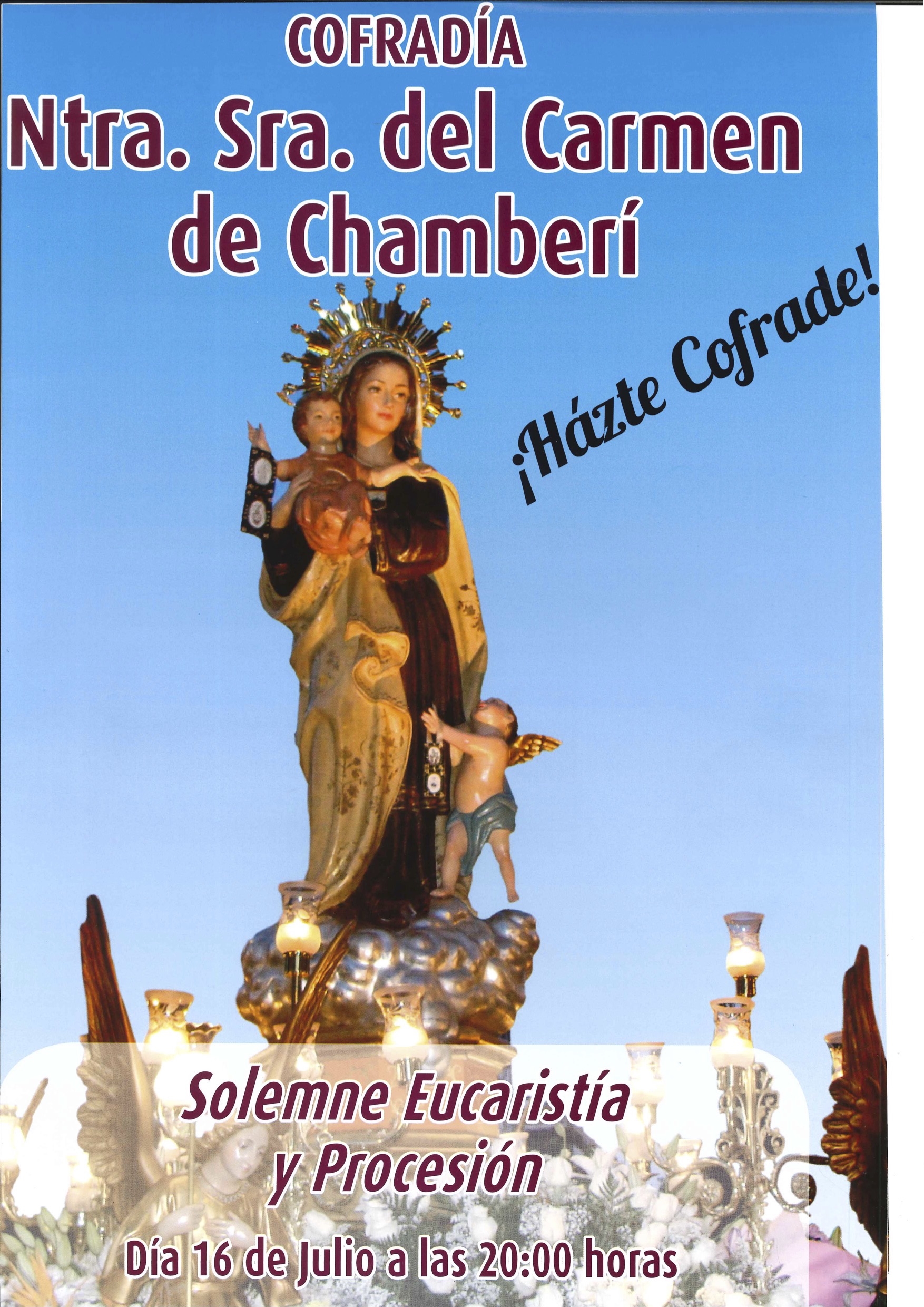 El cardenal Rouco preside en Santa Teresa y Santa Isabel la Eucaristía en honor a la patrona de Chamberí