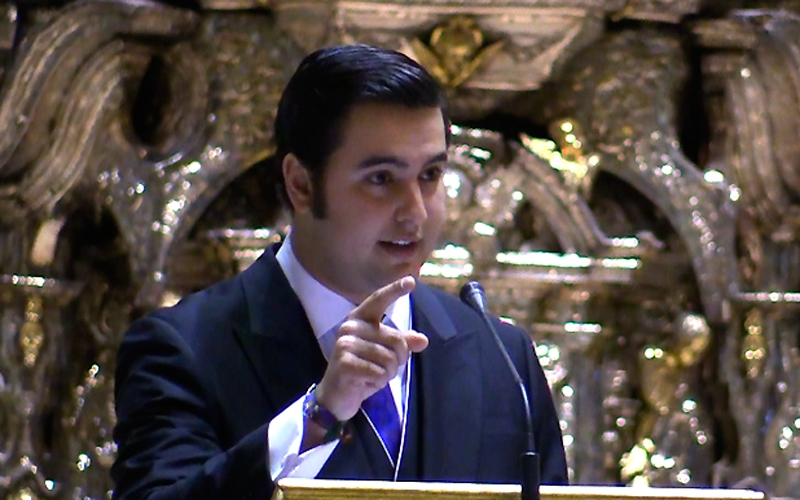 Álvaro Carmona López pregonero de la Romería del Rocío en Madrid