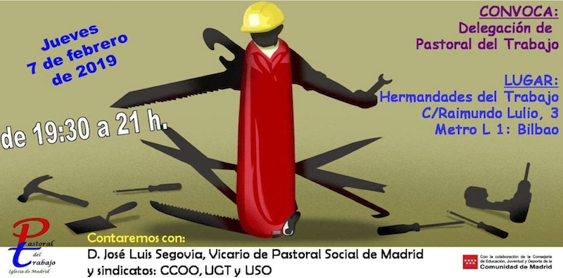 Pastoral del Trabajo organiza un café-tertulia con el lema 'Trabajar no asegura una vida digna'