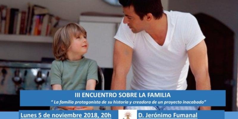 Jerónimo Fumanal interviene en el III ciclo sobre la familia de Virgen del Cortijo