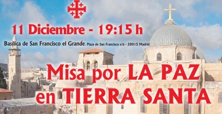 La Basílica de San Francisco el Grande acoge esta tarde una Eucaristía por la Paz en Tierra Santa