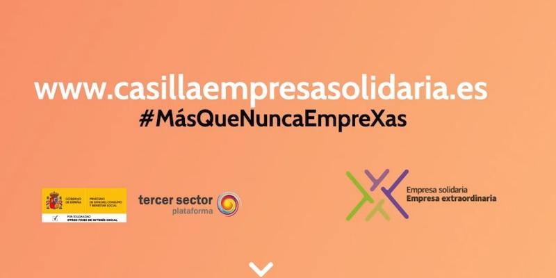 El Tercer Sector anima al sector empresarial a marcar la casilla Empresa Solidaria en el Impuesto de Sociedades