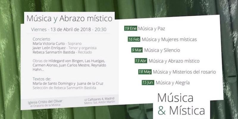 Santo Cristo del Olivar organiza una nueva sesión del ciclo Música y Mística