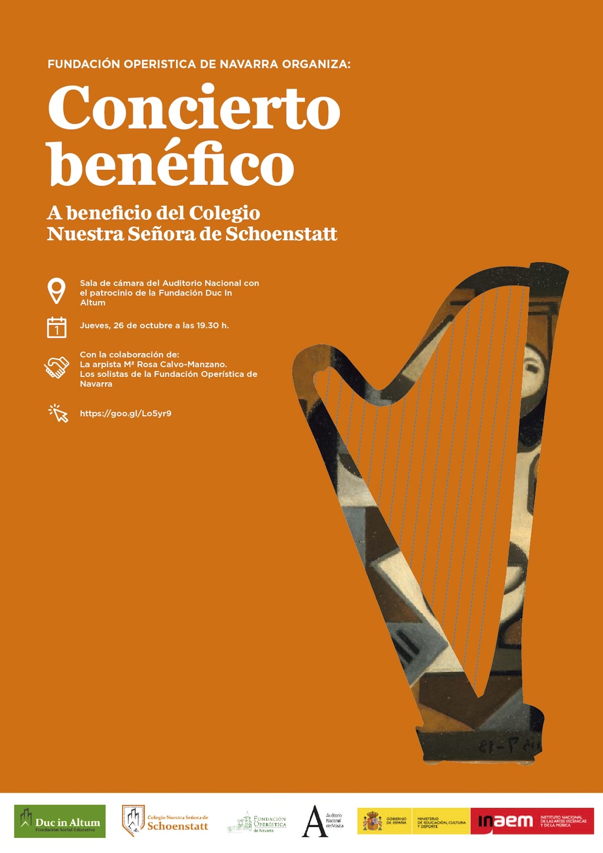 El Auditorio Nacional acoge un concierto a beneficio del colegio Nuestra Señora de Schoensttat