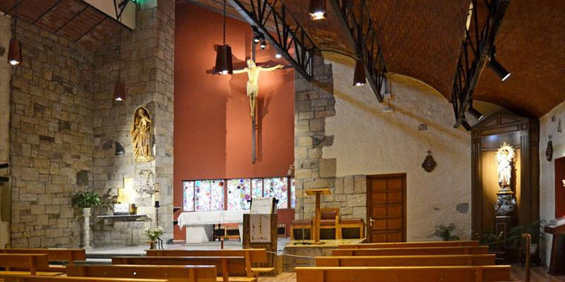 La iglesia del Carmen acoge una novena en honor a la patrona de la Colonia de Torrelodones