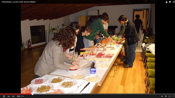 Bocadillo solidario de Pastoral Universitaria