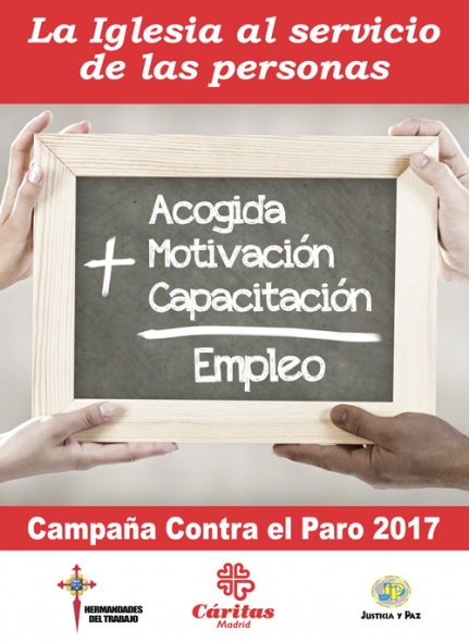 Cáritas Madrid está cerca de las personas en situación de desempleo gracias a sus voluntarios y donantes