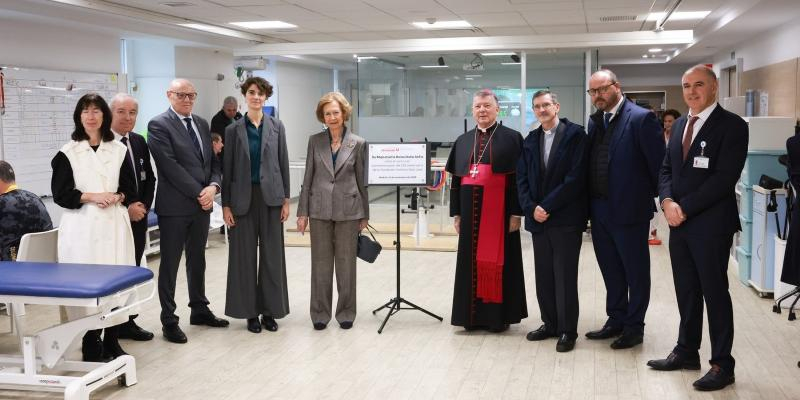 La reina Sofía visita la Fundación Instituto San José: «Tiene una sensibilidad especial con las personas con discapacidad»