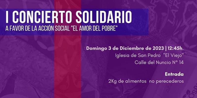 La agrupación musical Jesús El Pobre ofrece su I concierto solidario en el marco del besamanos a su titular