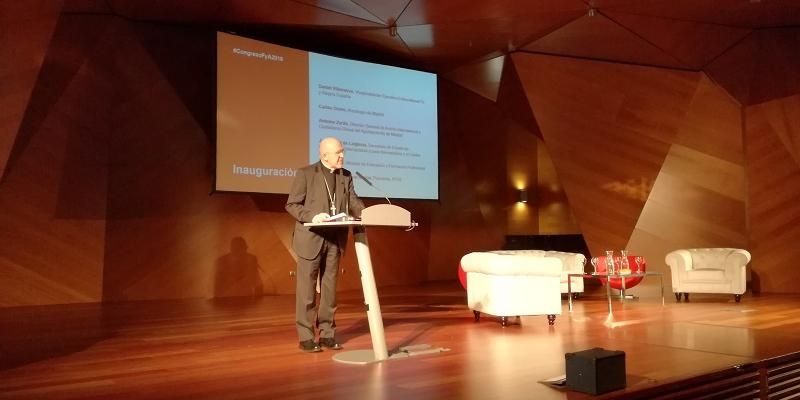 El cardenal Osoro, en el congreso de Fe y Alegría: «Eliminemos la anestesia de la indiferencia que existe entre nosotros»