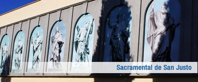 Monseñor Carlos Osoro preside una Eucaristía en la Sacramental de San Justo