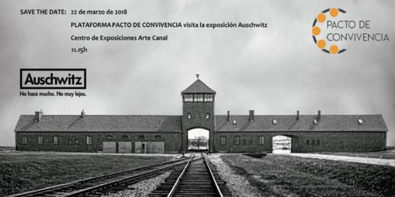 La Plataforma Pacto de Convivencia recuerda a las víctimas de delitos de odio en la exposición 'Auschwitz. No hace mucho. No muy lejos'