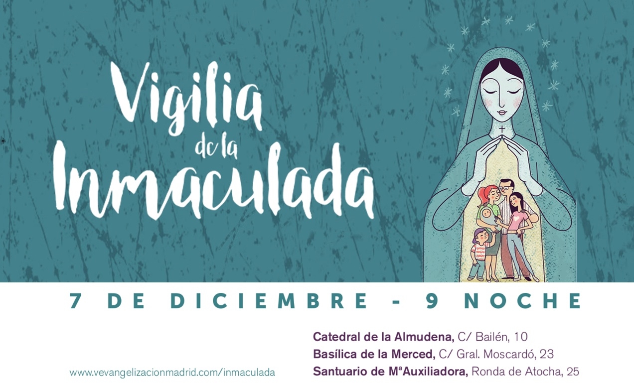 La Vigilia de la Inmaculada, centrada en 'la alegría del amor en la familia'