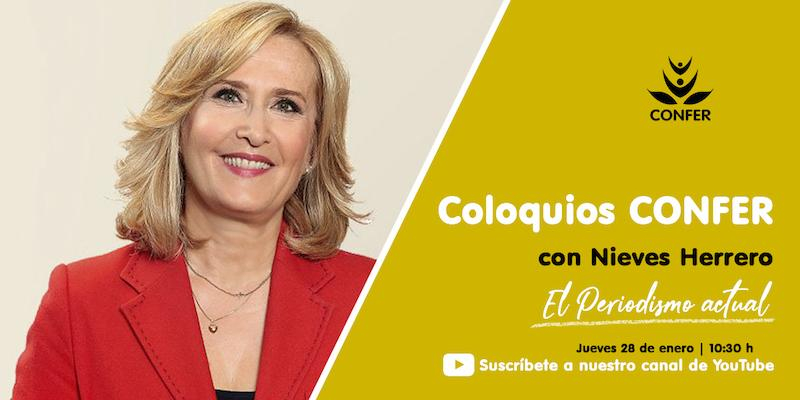 Nieves Herrero es la invitada de la próxima sesión de los coloquios Confer