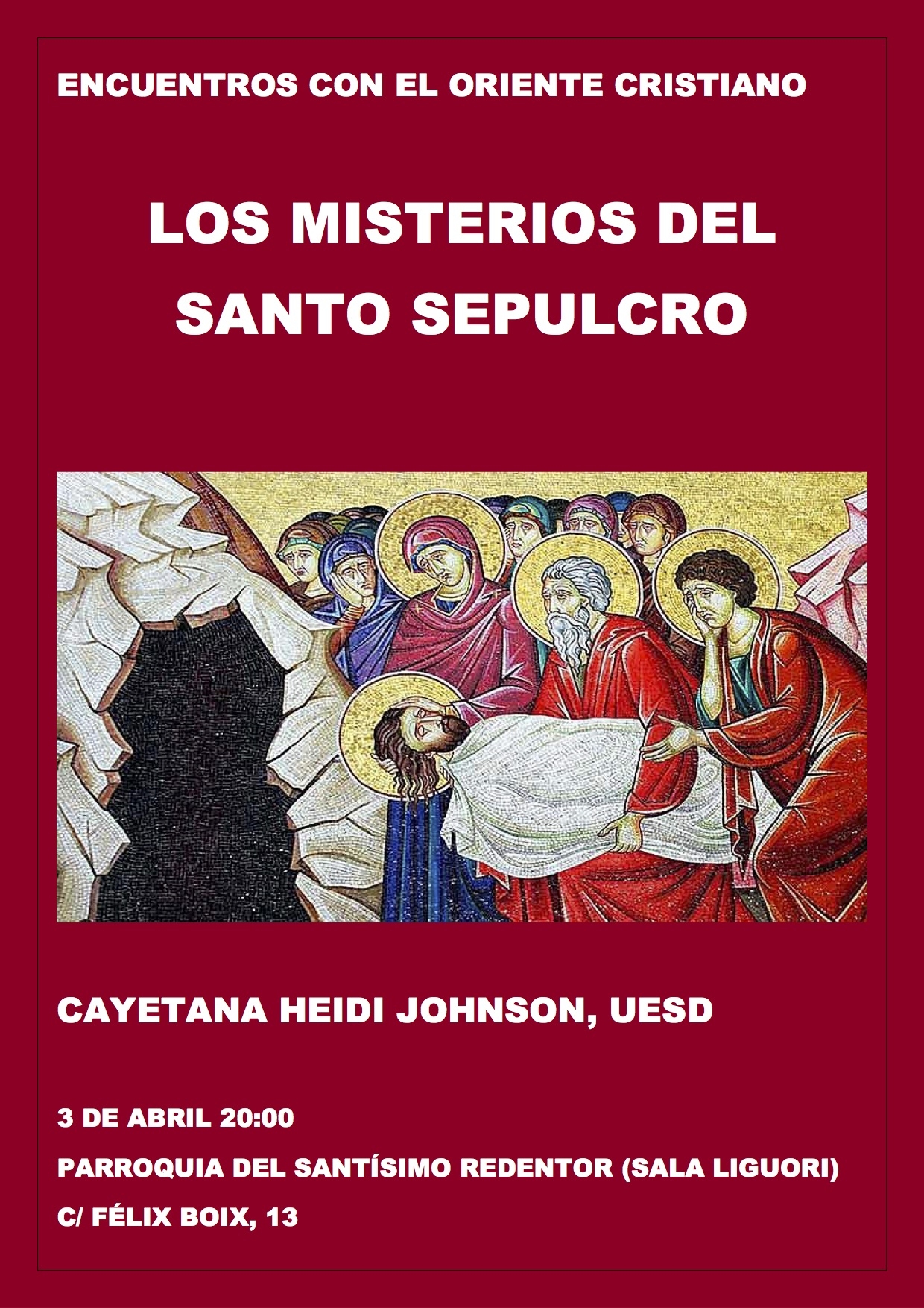 Los misterios del Santo Sepulcro en la parroquia Santísimo Redentor