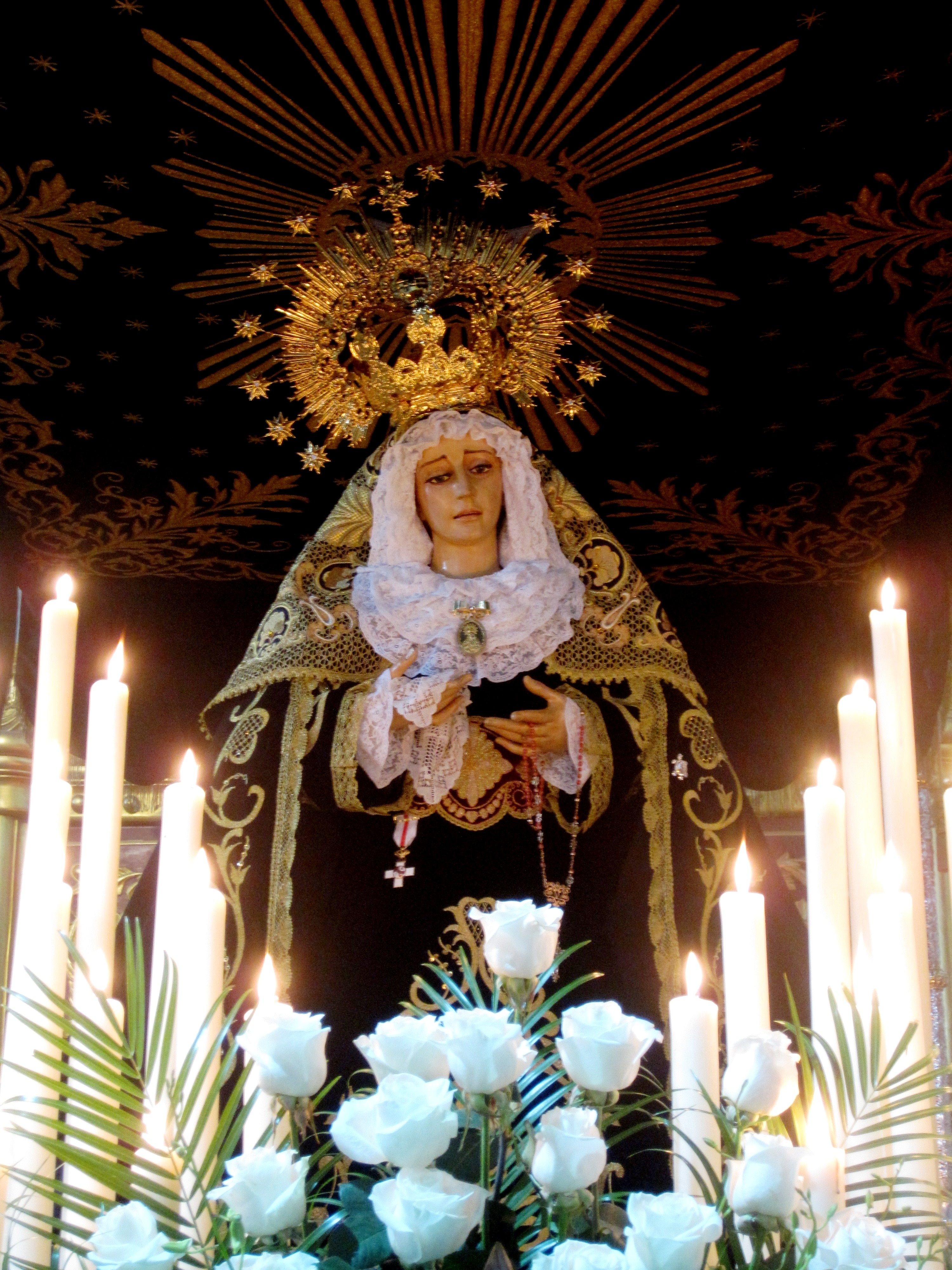Cultos en honor a Nuestra Señora de la Soledad en Galapagar