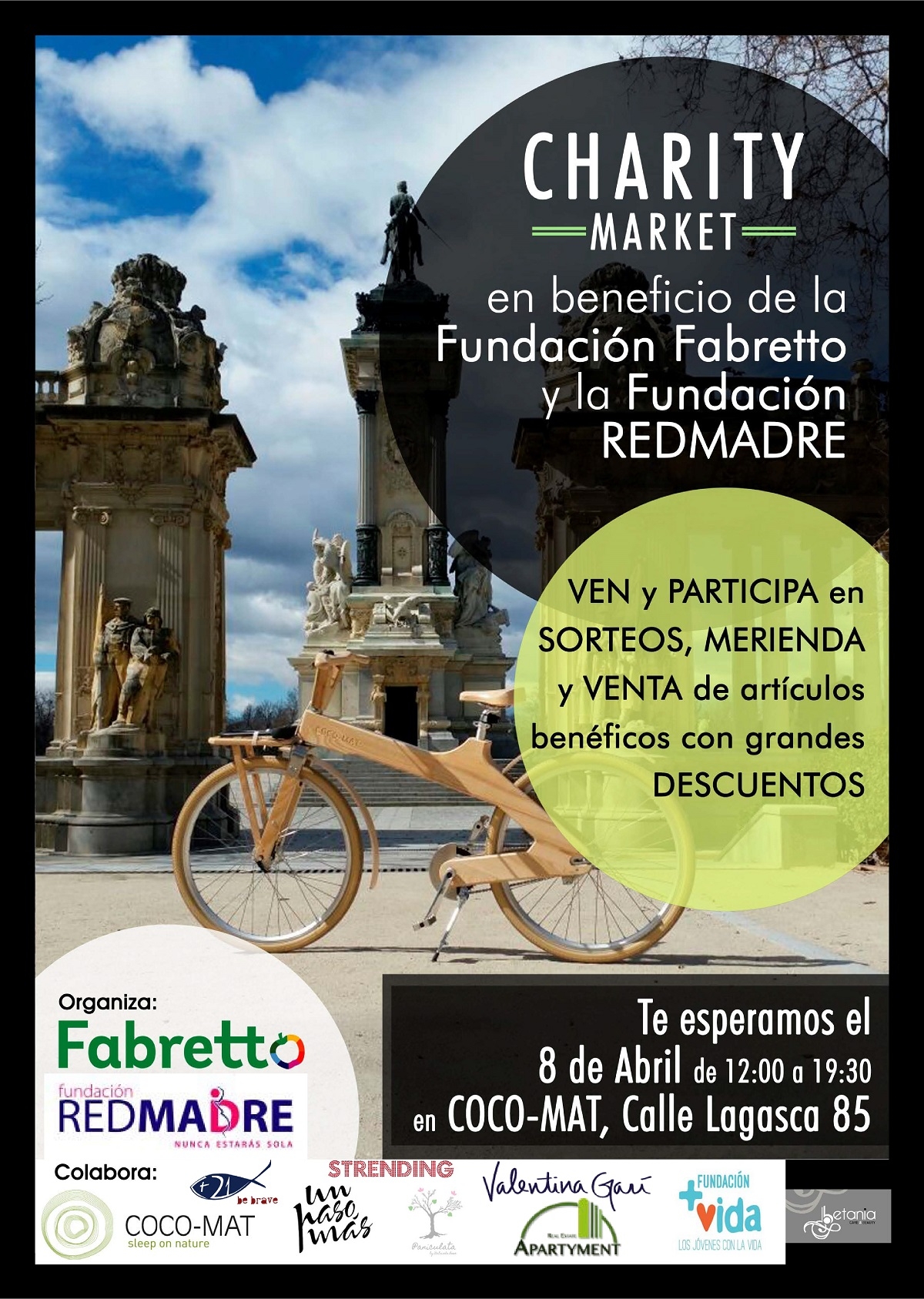 Fundación RedMadre invita al mercadillo solidario Charity Market