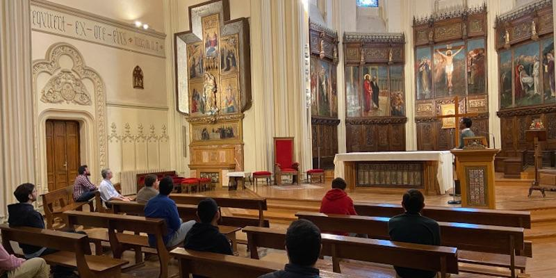 El cardenal Osoro celebra una Eucaristía en el Seminario Conciliar en honor a su patrona