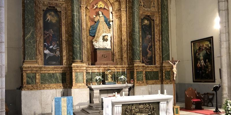 Nuestra Señora de la Asunción de Valdemorillo celebra la fiesta de la Virgen con Misas solemnes