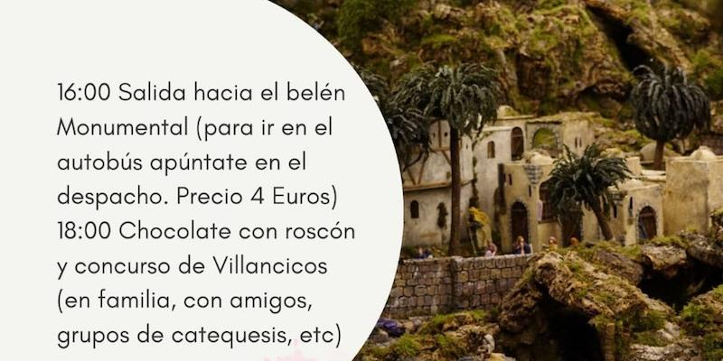 Virgen de la Nueva programa una salida navideña para visitar el belén monumental de San Sebastián de los Reyes