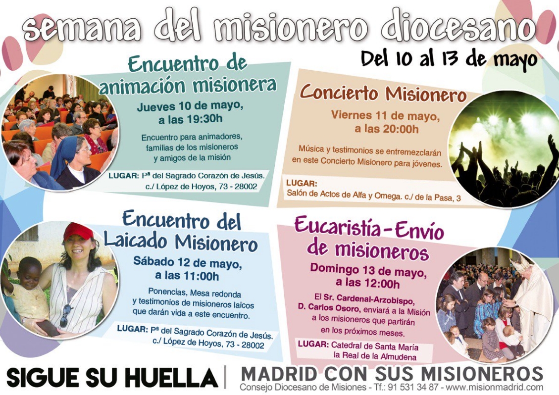 Madrid recuerda a sus misioneros y pide por nuevas vocaciones para la misión