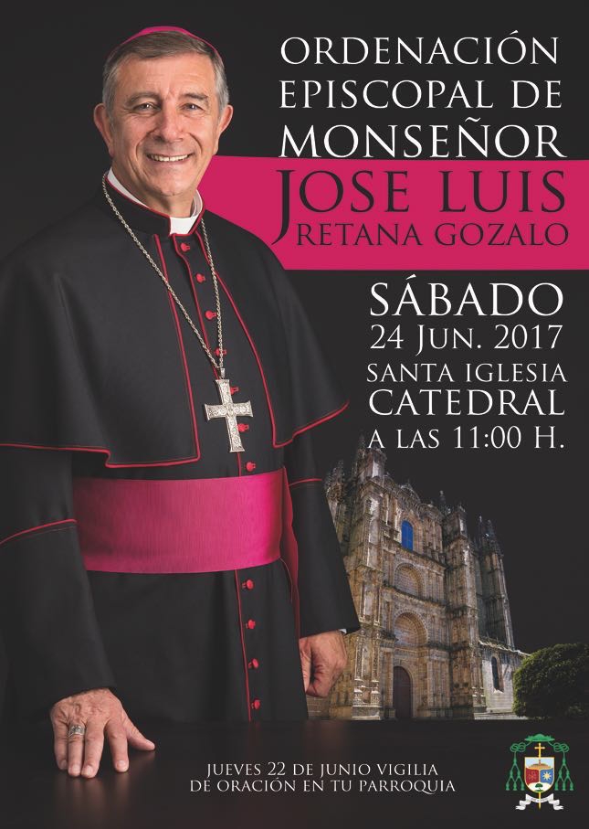 El cardenal asiste a la ordenación episcopal del nuevo obispo de Plasencia