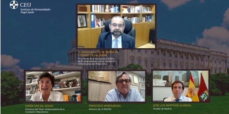 Martínez-Almeida anima a los jóvenes a rearmar con valores la sociedad