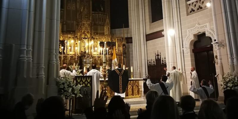 La basílica de la Concepción se prepara para la Cuaresma con la Misa 'in carnes tollendas' en rito hispano-morázabe