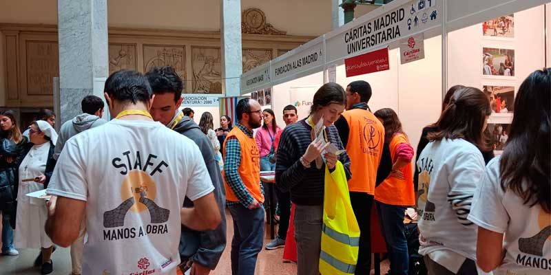 Cáritas Madrid participa un año más en Volunfair, la feria de voluntariado universitario