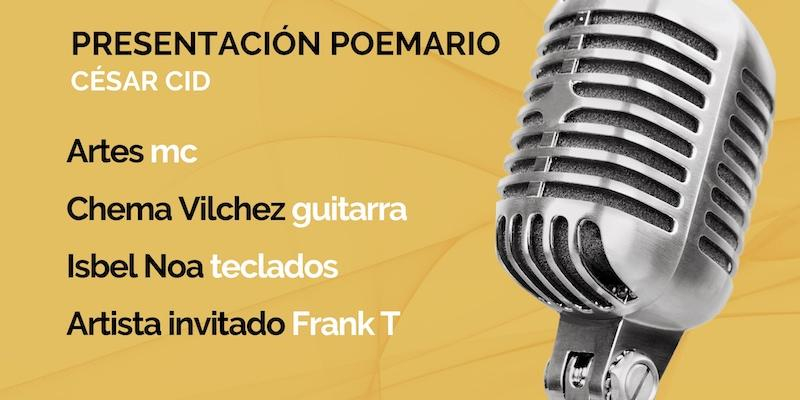 César Cid presenta un poemario en el que promueve la interactividad con música urbana