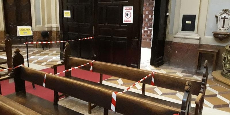 El aforo de los templos se reduce en otras ocho zonas de la provincia eclesiástica