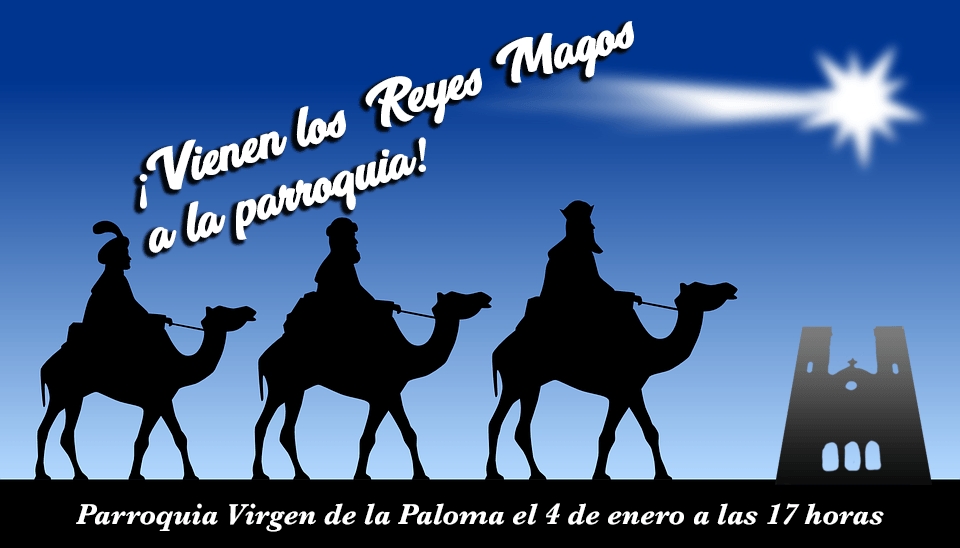 Los Magos de Oriente recogen las cartas de los pequeños en la parroquia de la Paloma