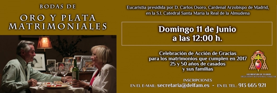 Numerosos matrimonios celebra sus bodas de oro y plata este domingo en la catedral