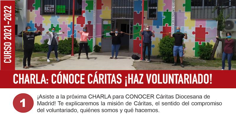 Cáritas Diocesana de Madrid hace público el calendario de las presentaciones institucionales para el curso 2021-2022