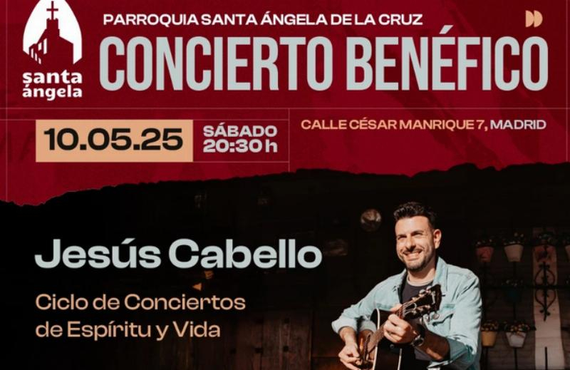 Concierto benéfico de Jesús Cabello en la Parroquia Santa Ángela de la Cruz