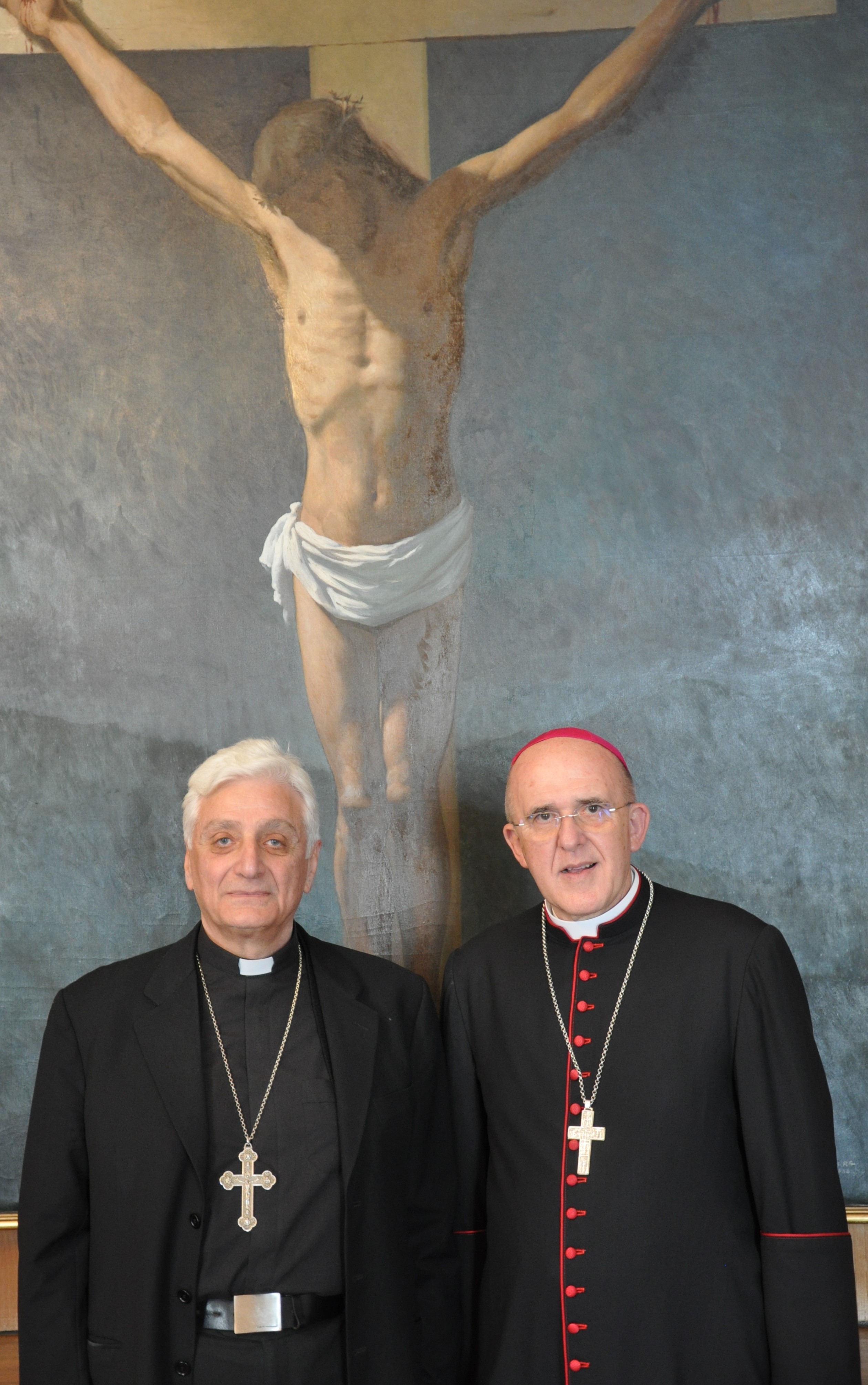 El arzobispo de Madrid recibe al obispo caldeo de Alepo, monseñor Antoine Audo