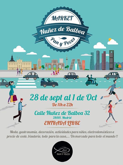 Mercadillo benéfico de la asociación Pan y Peces