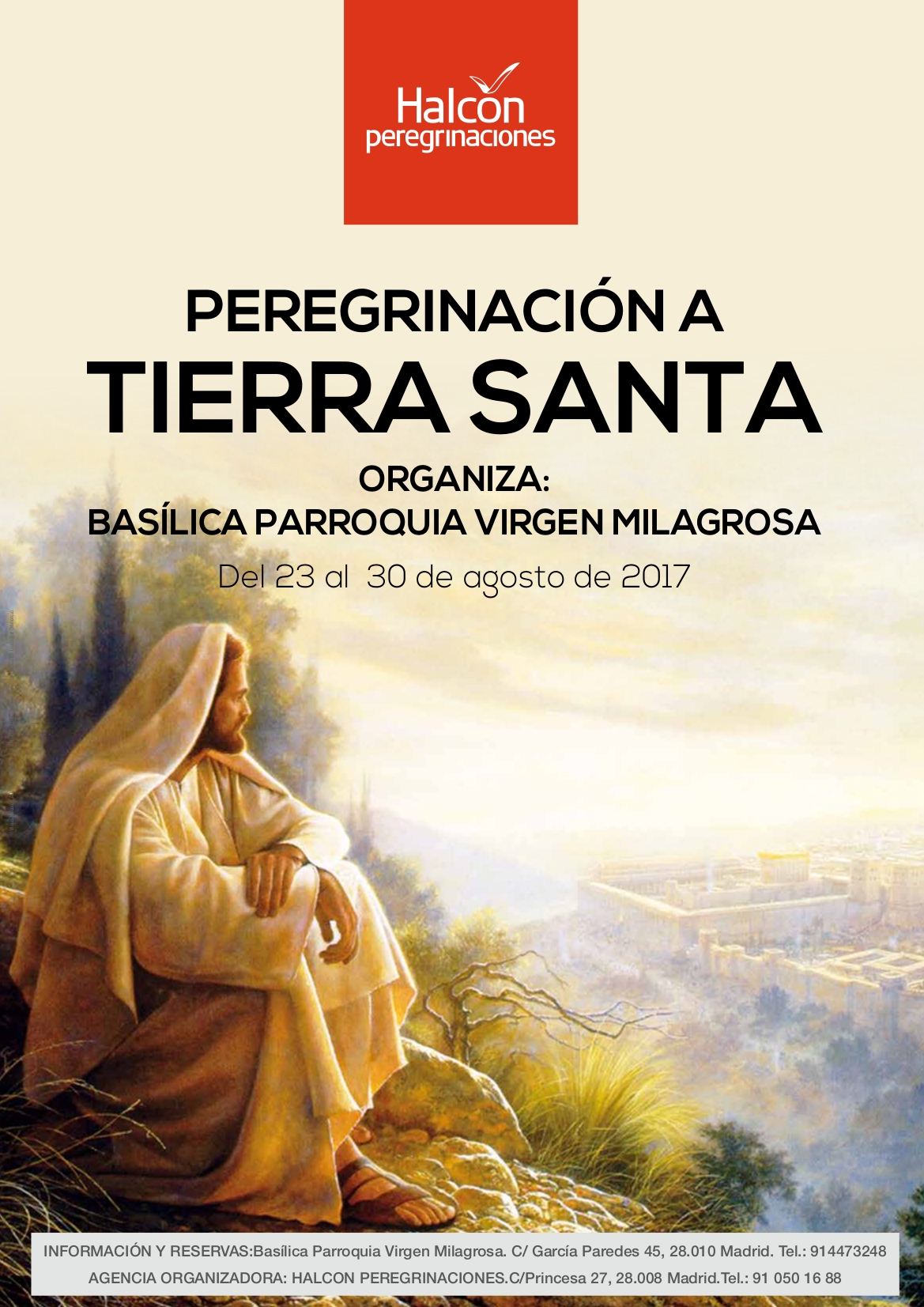 La basílica La Milagrosa peregrina a Tierra Santa